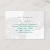 Strandstrand Sand Dollar über Website Details Begleitkarte (Vorderseite)