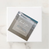 Strandstrand und Hochzeitsgeschenk für Sand Geschenkanhänger (Beispiel)