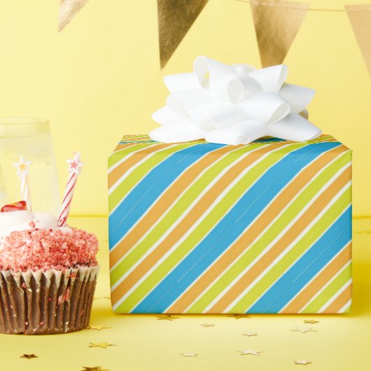 Strandstreifen Geschenkpapier (Geburtstagsparty)