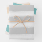 Strandstreifen Geschenkpapier Set (Beispiel)