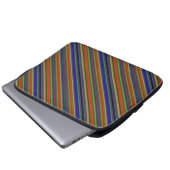 Strandstreifen Laptopschutzhülle (Vorne Knopf)