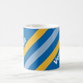 Strandstreifen mit Namen Kaffeetasse (Mittel)
