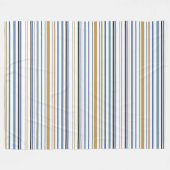 Strandstreifen werfen ungestörter Küstenkomfort Fleecedecke (Vorderseite (Horizontal))