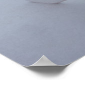 Strandstuhl auf Balkonen Poster (Ecke)