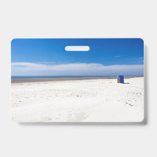 Strandstuhl in der Nordsee Ausweis