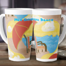 Strandstuhl individuell gestaltete Latte-Mug