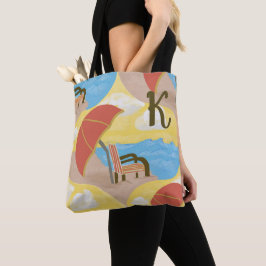 Strandstuhl Kunst Individuelle Sommer-Einkaufstasc Tasche