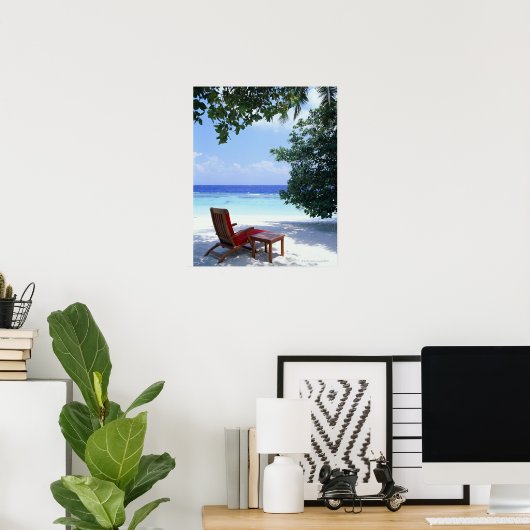 Strandstuhl Poster (Heimbüro)
