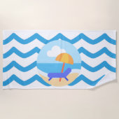 Strandstuhl Strandtuch (Vorderseite)