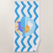 Strandstuhl Strandtuch (Vorderseite)