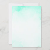 Strandstuhl,Surfen Geburtstagsparty Einladung (Rückseite)