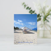 Strandstühle auf der Isla Mujeres Postkarte (Stehend Vorderseite)