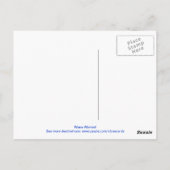 Strandstühle auf der Isla Mujeres Postkarte (Rückseite)