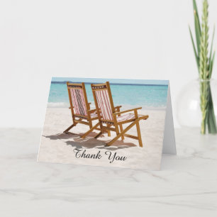 Strandstühle Hochzeit Danke