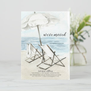 Strandstühle in Aquarellform - Ankündigung