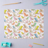 STRANDSTÜHLE IN VIELEN FARBEN SEIDENPAPIER (Basteln)