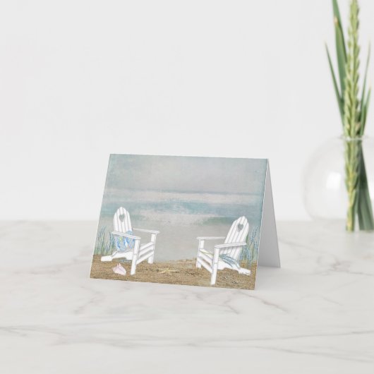 Strandstühle Karte (Vorderseite)