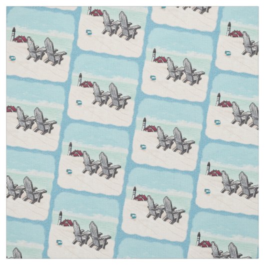 Strandstühle Lighthouse Stoff (Muster)