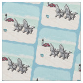 Strandstühle Lighthouse Stoff (Nahaufnahme)