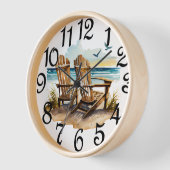 Strandstühle Uhr (Winkel)