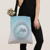 Strandstyle-Delfin-Mandala Tasche (Von Nahem)