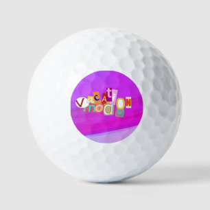 Strandstyle Retro-Urlaubsmodus Golfball