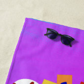Strandstyle Retro-Urlaubsmodus Strandtuch (Beispiel)