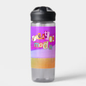 Strandstyle Retro-Urlaubsmodus  Trinkflasche (Vorderseite)