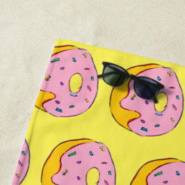 Strandstyle von Funkrosa Donuts Strandtuch