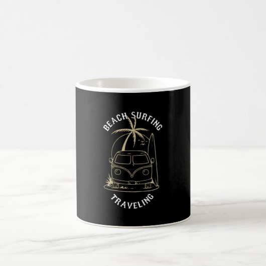 Strandsurfen Kaffeetasse (Mittel)