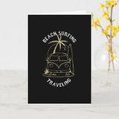 Strandsurfen Karte (Gelbe Blume)