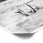 Strandszene am Lake Michigan Fotodruck (Ecke)