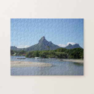 Strandszene auf Mauritius. Puzzle