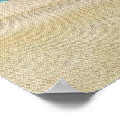 Strandszene auf Postern Poster (Ecke)