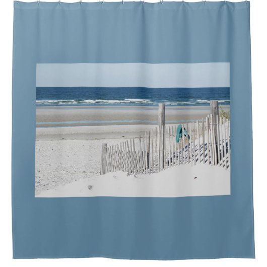 Strandszene Duschvorhang (Vorderseite)