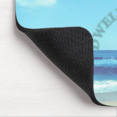 Strandszene 'Dwell on Beauty' Mousepad (Ecke)