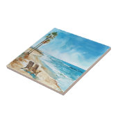 Strandszene Fliese (Seite)