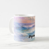 Strandszene Kaffeetasse (Vorderseite Links)