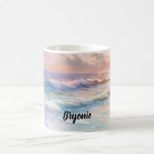 Strandszene Kaffeetasse