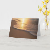 Strandszene Karte (Gelbe Blume)