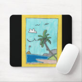 Strandszene-Mauspad Mousepad (Mit Mouse)