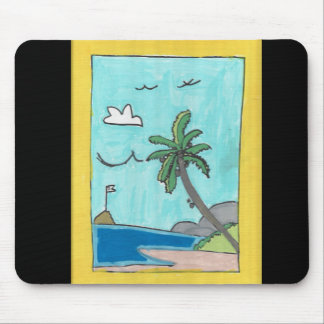 Strandszene-Mauspad Mousepad