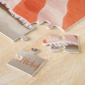 Strandszene mit Irisch Rotem Setter Puzzle (Seite)