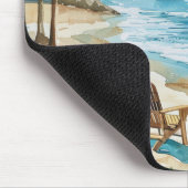 Strandszene Mousepad (Ecke)