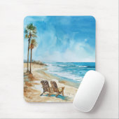 Strandszene Mousepad (Mit Mouse)