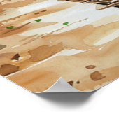 Strandszene Poster (Ecke)