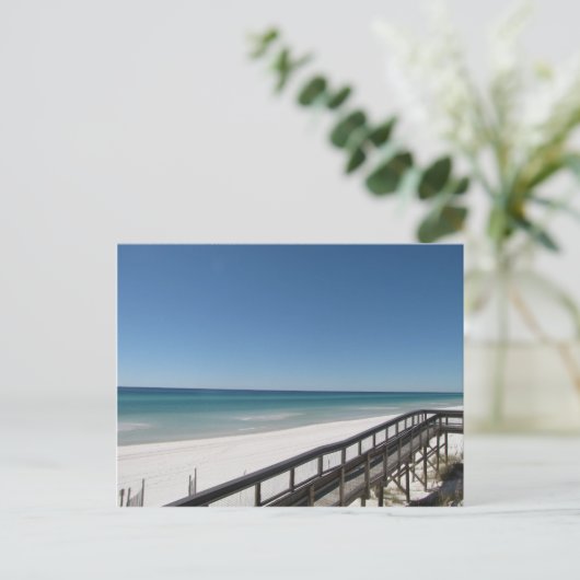 Strandszene Postkarte (Stehend Vorderseite)