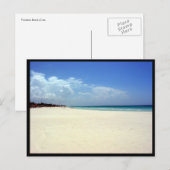 Strandszene Postkarte (Vorne/Hinten)