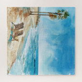 Strandszene Puzzle (Horizontal)