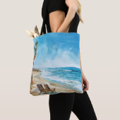Strandszene Tasche (Von Nahem)